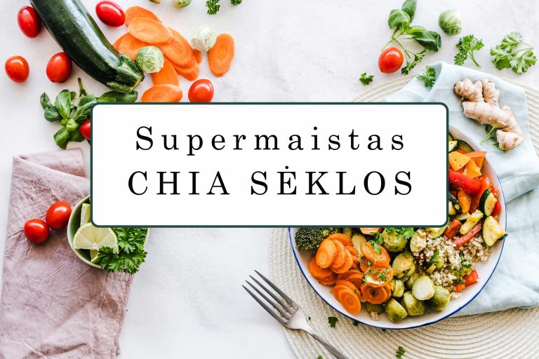 chia sėklos
